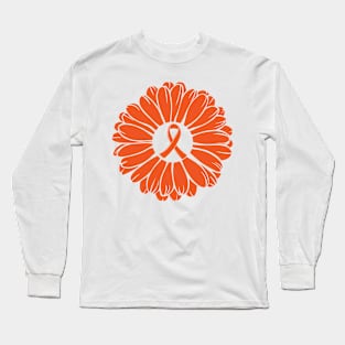 Leukemia Warrior Design Long Sleeve T-Shirt